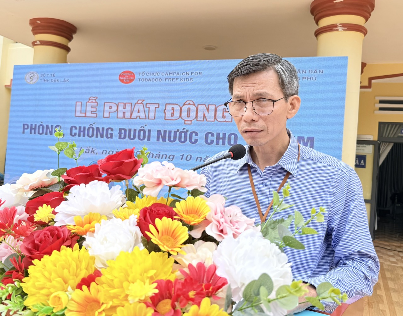 Lễ phát động phòng, chống đuối nước cho trẻ em năm 2025 tại trường THCS Y Ngông NiêKđăm (xã Quảng Phú)